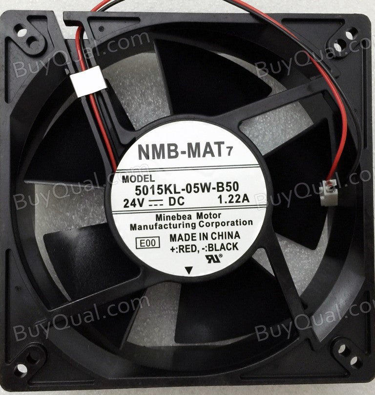 NMB 5015KL-05W-B50 24V 1.22A 2wires Cooling Fan NMB 5015KL-05W-B50 24V 1.22A 2wires Cooling Fan